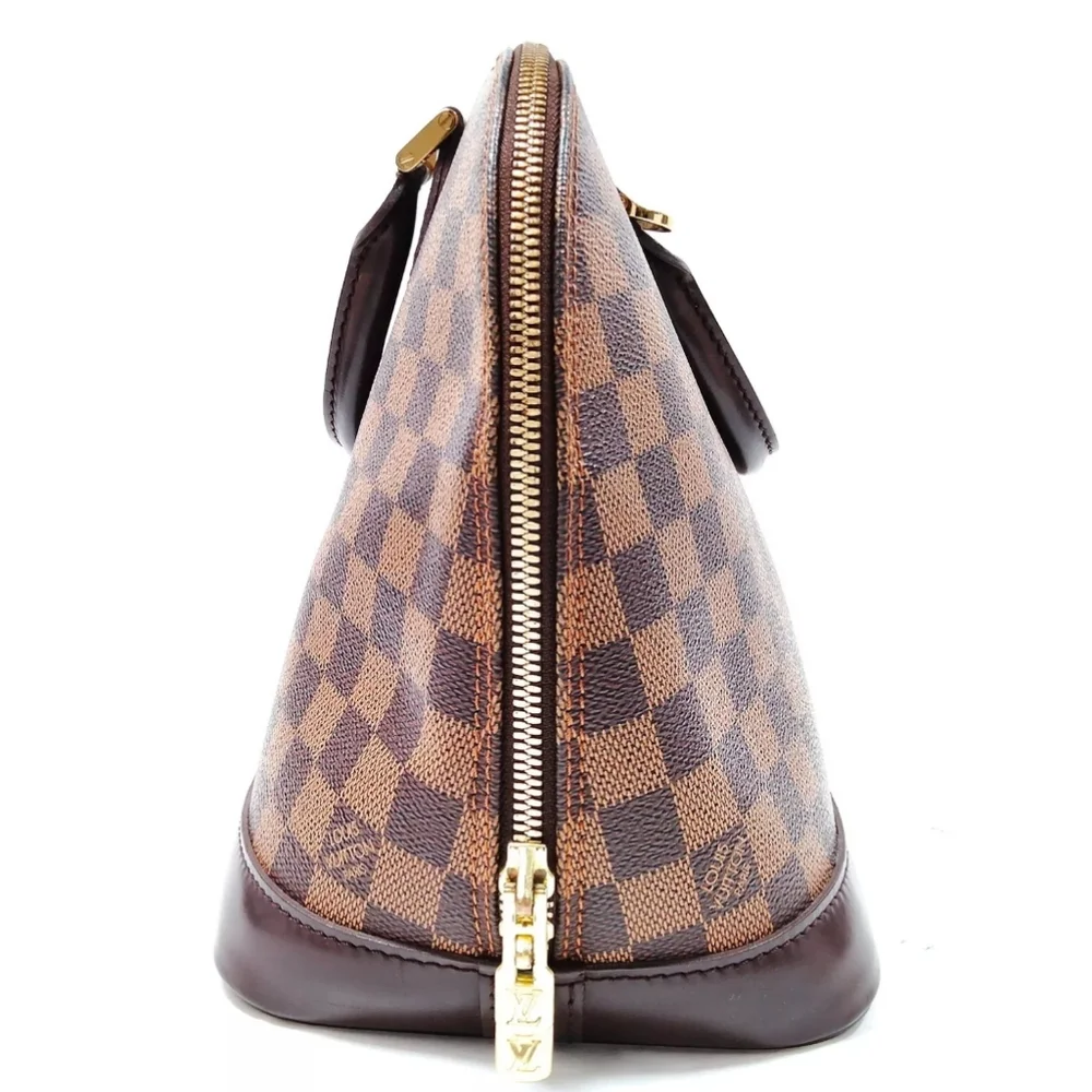 Louis Vuitton Alma Pm Damier Ebene Leather/Canvas Handbag - Picture 6 of 16